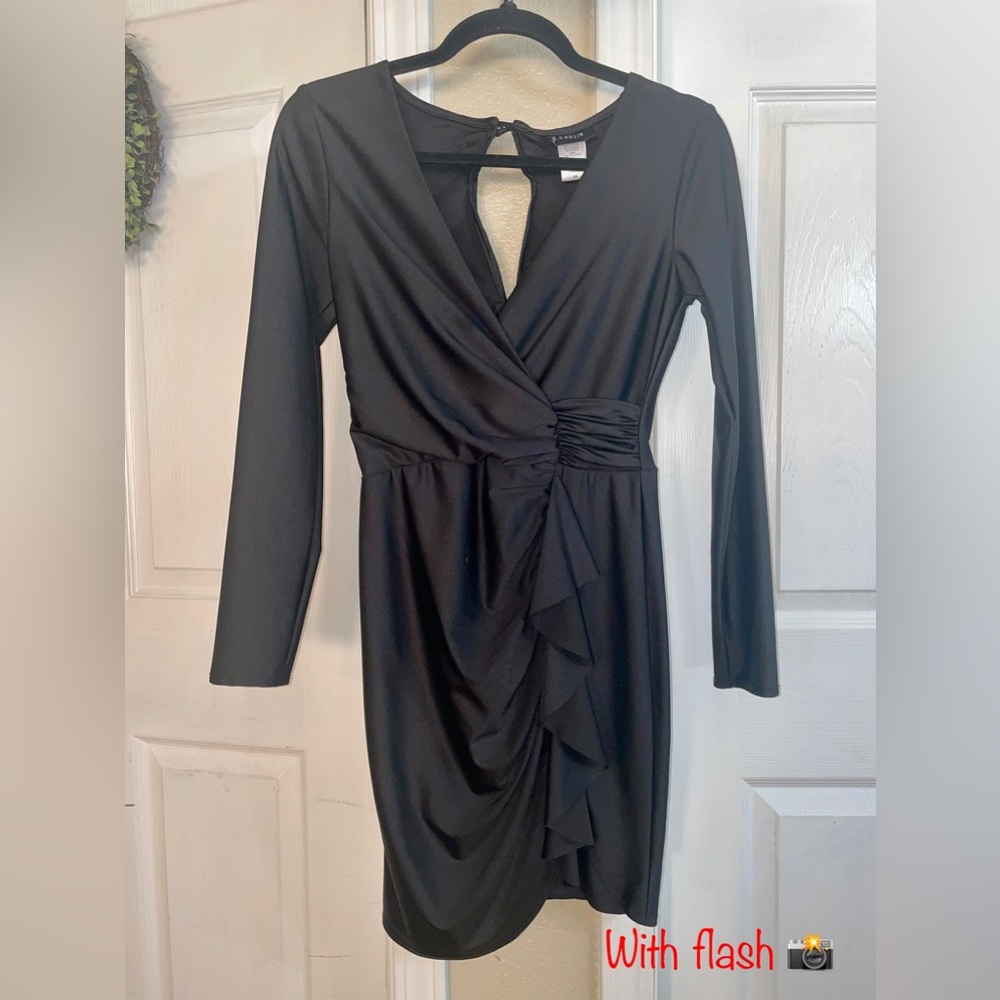 Black long sleeve dress